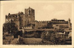 CPA La Dordogne Pittoresque Vue de l'Entree du Chateau Feodal de Beynac en Sarladais 