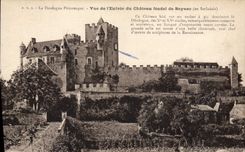 CPA La Dordogne Pittoresque Vue de l'Entree du Chateau Feodal de Beynac en Sarladais 