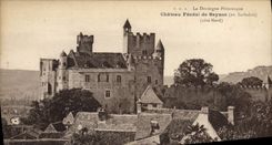 CPA La Dordogne Pittoresque Chateau Feodal de Beynac en Sarladais cote Nord 