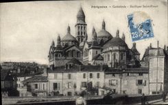 CPA Perigueux Cathedrale Basilique Saint Front 