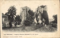 CPA Perigueux Ruines de Chateau Barriere 