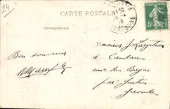 CPA Perigueux Fontaine des Quatre Chemins 