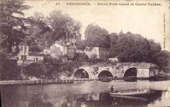 CPA Perigueux Vieux Pont Casse et Castel Fadeze 