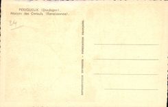 CPA Perigueux Dordogne Maison des Consuls Renaissance 