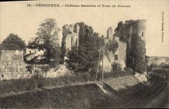 CPA Perigueux Chateau Barriere et Tour de Vesone 