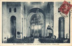 CPA Perigueux Interieur de la Cathedrale Saint Front Grande Nef 