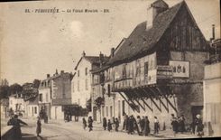 CPA Perigueux Le Vieux Moulin Publicite Michelin