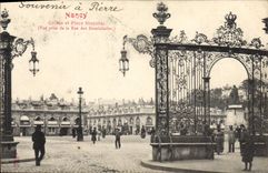 CPA Nancy Grilles et Place Stanislas 