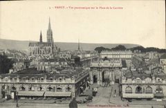 CPA Nancy Vue panoramique sur la Place de la Carriere 