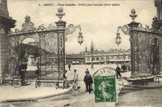 CPA Nancy Place Stanislas Grilles jean Lamour 