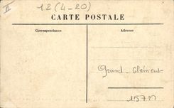 CPA Nancy Quartier de Cavalerie dans l'Avenue de la Garenne Militaria