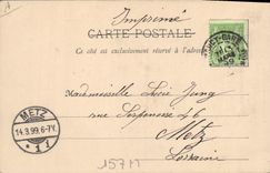 CPA Nancy le 13 Mars 1899 Pontaine Callot 