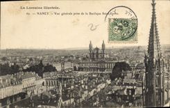 CPA Nancy Vue generale prise de la Basilique Saint Epvre 