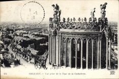CPA Orleans Vue prise de la Tour de la Cathedrale 