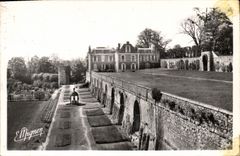 CPA Chatillon Coligny Loiret Vue d'ensemble du Chateau Les Trois Terrasses 