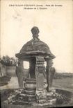 CPA Chatillon Coligny Loiret Puits des Arcades Sculpture de Jean Goujon 