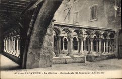 CPA Aix en Provence Portes Le Cloitre Cathedrale Saint Sauveur 