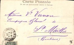 CPA Aix en Provence La Cathedrale Saint Sauveur auveur 