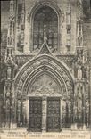 CPA Aix en Provence Cathedrale Saint Sauveur Le Portail XV siecle 