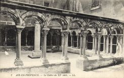 CPA Aix en Provence Le Cloitre du XI siecle 