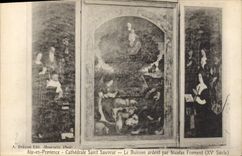 CPA Aix en Provence Cathedrale Saint Sauveur Le Buisson ardent par Nicolas Froment XV siecle 