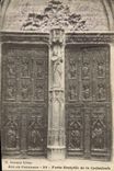 CPA Aix en Provence Porte Sculptee de la Cathedrale 