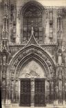 CPA Aix en Provence Cathedrale St Sauveur Portail XVe siecle 