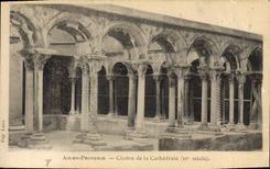CPA Aix en Provence Cloitre de la cathedrale XI siecle 
