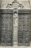 CPA Aix en Provence Porte Sculptee de la Cathedrale 