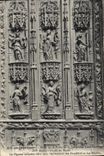 CPA Aix en Provence datail de la Porte de la Cathedrale St Sauveur XV siecle Portail en Noyer 