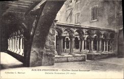 CPA Aix en Provence le Cloitre de Saint Sauveur galerie Romaine Xi siecle 