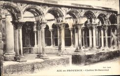 CPA Aix en Provence Cloitre de St Sauveur 