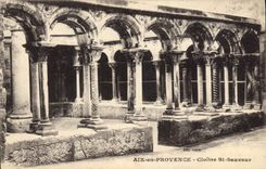 CPA Aix en Provence Cloitre de St Sauveur 
