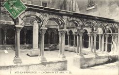 CPA Aix en Provence Cloitre du Xi siecle 