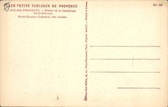 CPA Aix en Provence Cloitre de la cathedrale Saint Sauveur