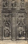 CPA Aix en Provence details de la porte de la cathedrale St Sauveur XVe siecle 