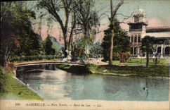 CPA Marseille parc Borely Bord du lac 