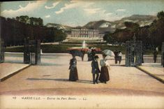 CPA Marseille Entree du Parc Borely 
