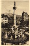 CPA Marseille place Castellane et la Fontaine cantini 