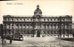 CPA Marseille la Prefecture Tramway