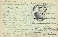 CPA Marseille rue de la Republique Tramway