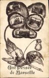 CPA Une pensee de Marseille 