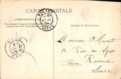 CPA Marseille la Rue de la Republique Bateaux Tramway