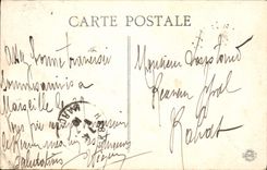 CPA Marseille rue Cannebiere Tramways