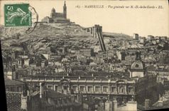 CPA Marseille vue generale N D de la Garde 