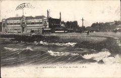 CPA Marseille la plage du Prado 