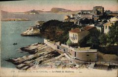 CPA Marseille La Corniche La Pointe de Maldorme 