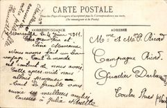 CPA Marseille La Corniche Le Palace Hotel et les Iles Tramway