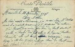 CPA Marseille La Passe du Vieux Port Bateau