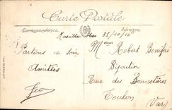 CPA Marseille fontaine Cantini et Avennue du Prado Tramway